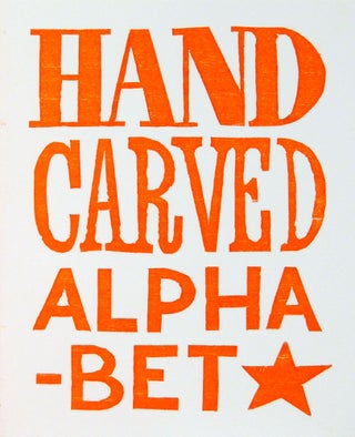 Hand Carved Alphabet