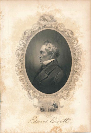 Item #34481 Engraved Portrait of Edward Everett (print