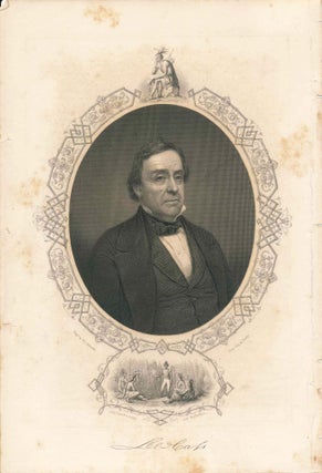 Item #34484 Engraved Portrait of General Lee [Lewis] Cass (print
