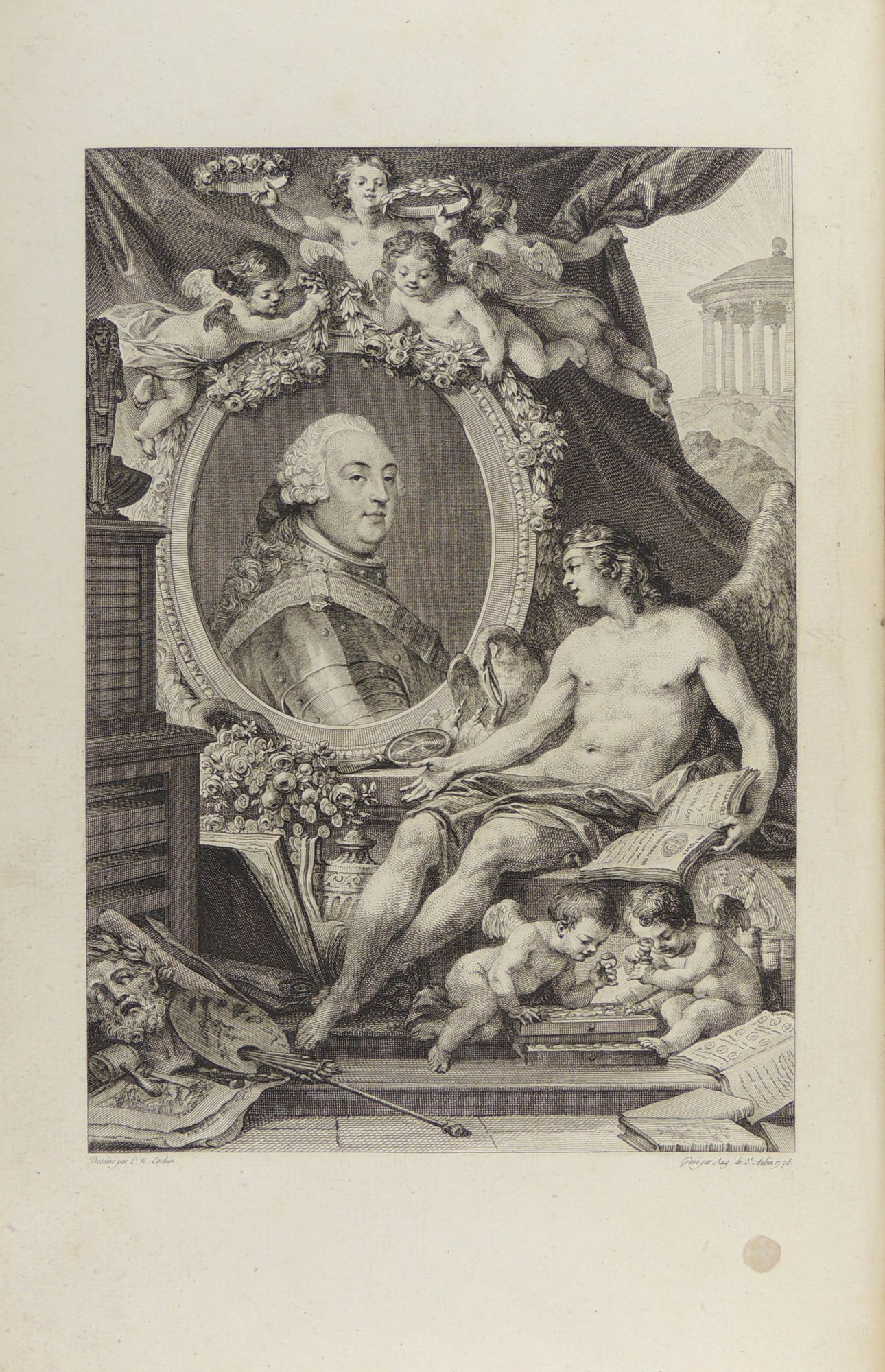 Old Engraved Illustration Of Louis Philippe Duke Of Orleans On His