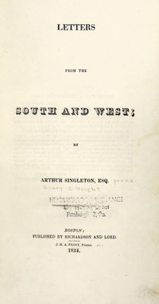 Letters from the South and West