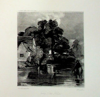 Item #34870 Plate - "Willy Lott's House" from English Landscape Scenery. A Series...