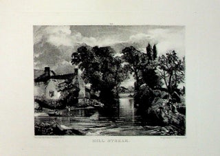 Item #34871 Plate - "Mill Stream" from English Landscape Scenery. A Series of Forty...