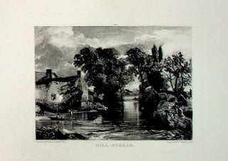 Item #34871 Plate - "Mill Stream" from English Landscape Scenery. A Series of Forty Mezzotinto...