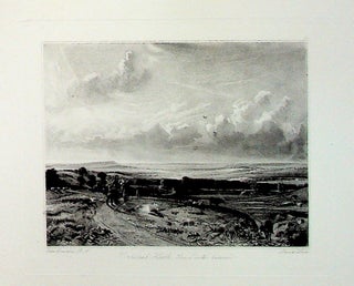 Item #34874 Plate - "Hamstead Heath; Harrow in the distance" from English Landscape Scenery. A...