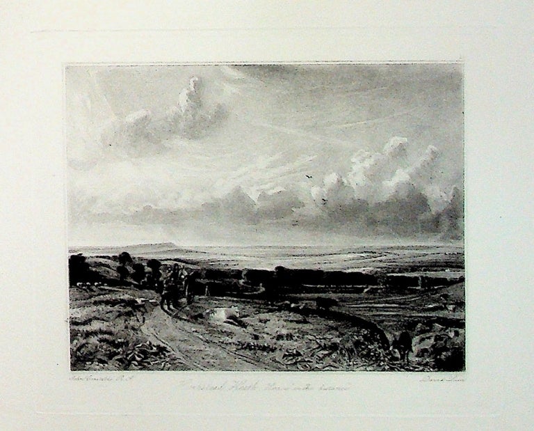 Item #34874 Plate - "Hamstead Heath; Harrow in the distance" from English Landscape Scenery. A Series of Forty Mezzotinto Engravings on Steel from Pictures Painted by John Constable, R.A. David Lucas, John Constable.