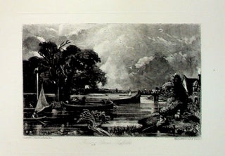 Item #34877 Plate - "River Stour, Suffolk" from English Landscape Scenery. A Series of...
