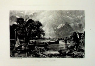 Item #34877 Plate - "River Stour, Suffolk" from English Landscape Scenery. A Series of Forty...
