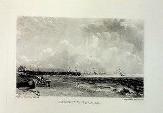 Item #34879 Plate - "Yarmouth" from English Landscape Scenery. A Series of Forty Mezzotinto...