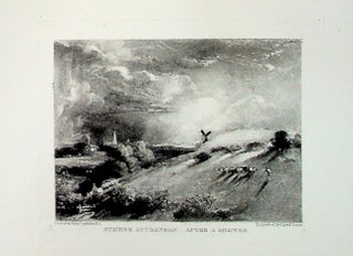 Item #34882 Plate - "Summer Afternoon - After a Shower" from English Landscape Scenery. A Series...