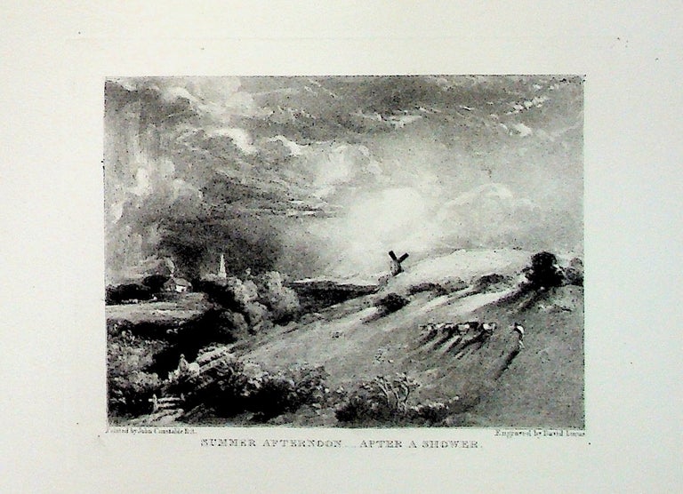 Item #34882 Plate - "Summer Afternoon - After a Shower" from English Landscape Scenery. A Series of Forty Mezzotinto Engravings on Steel from Pictures Painted by John Constable, R.A. David Lucas, John Constable.