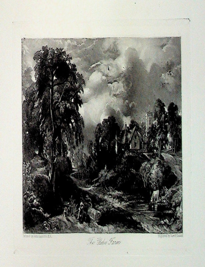 Item #34883 Plate - "The Glebe Farm" from English Landscape Scenery. A Series of Forty Mezzotinto Engravings on Steel from Pictures Painted by John Constable, R.A. David Lucas, John Constable.