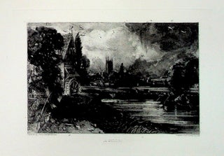 Item #34884 Plate - "A Mill" from English Landscape Scenery. A Series of Forty...