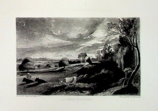 Item #34887 Plate - "Summer Evening" from English Landscape Scenery. A Series of Forty...