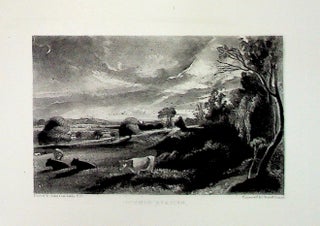 Item #34887 Plate - "Summer Evening" from English Landscape Scenery. A Series of Forty Mezzotinto...