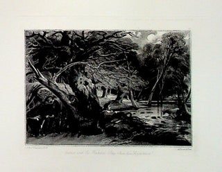 Item #34889 Plate - "Jacques and the Wounded Stag (Scene from "As You Like It")" from English...