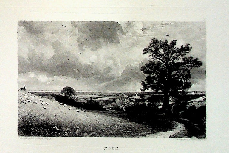 Item #34896 Plate - "Noon" from English Landscape Scenery. A Series of Forty Mezzotinto Engravings on Steel from Pictures Painted by John Constable, R.A. David Lucas, John Constable.