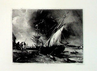 Item #34901 Plate - "View on the Orwell" from English Landscape Scenery. A Series of...