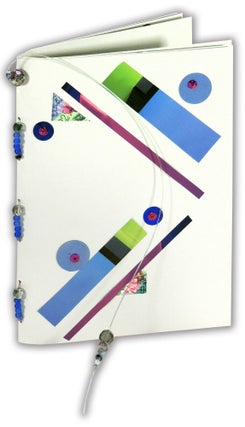 Item #35037 Decorated Cordenons paper book. Claire Jeanine Satin