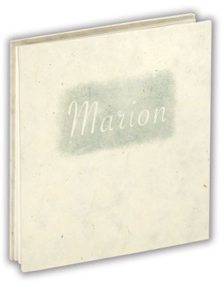 Item #35078 Marion. Relay Replay Press, Shu-Ju Wang, book artist