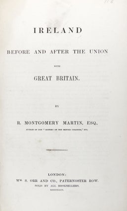 Ireland Before and After the Union with Great Britain