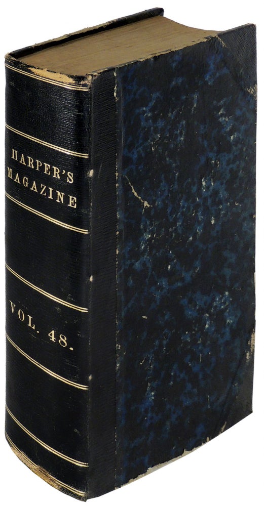 Item #35186 Harper's New Monthly Magazine. Volume XLVIII (48) December 1873 to May 1874. Walt Whitman.