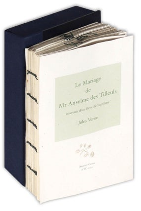 Item #35269 Le Mariage du Marquis d'Anselme des Tilleuis. Béatrice Coron, Jules Verne,...