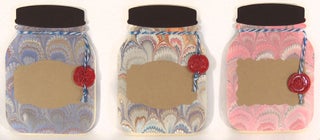 Item #35314 Miniature Mason Jar Shaped Blank Notebook. Robert Wu