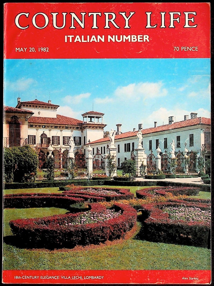 Item #35355 Country Life. May 20, 1982. Volume CLXXI No. 4422 Italian Number
