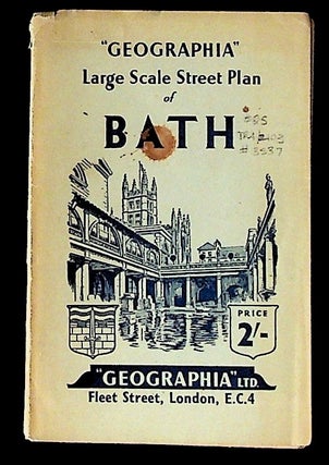 Item #3537 Geographia Large Scale Street Plan of Bath. Unknown