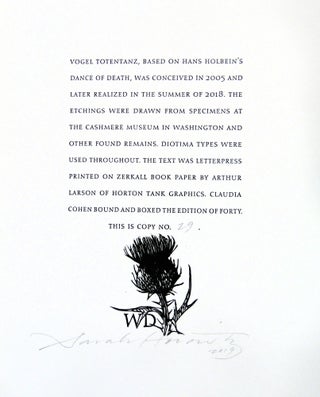 Vogel Totentanz: 29 Etchings