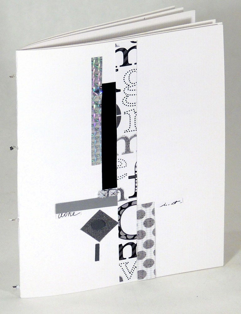 Item #35492 Folded Book / Black and White. Claire Jeanine Satin.