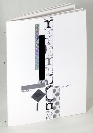 Item #35492 Folded Book / Black and White. Claire Jeanine Satin