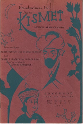 Item #3552 Collection of 3 Brandywiners, Ltd. Playbills: Rose Marie; Plain and Fancy; Kismet, A...