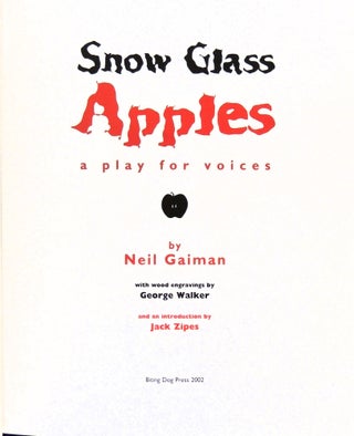 Snow Glass Apples. A Play for Voices