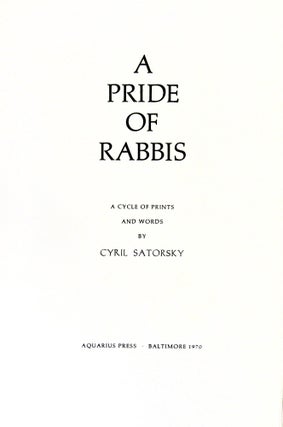 A Pride of Rabbis