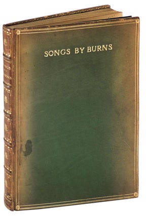 Item #35830 Songs by Burns. Burns, Robert