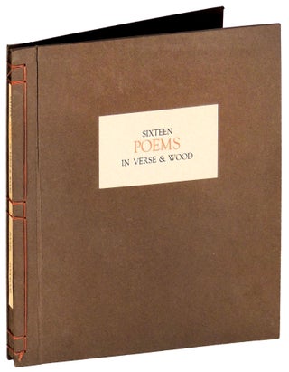 Item #35849 Sixteen Poems in Verse and Wood. Bernard Bockes, George Lockwood