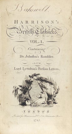 Harrison's British Classicks Eight Volumes