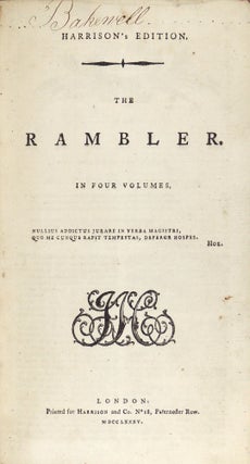 Harrison's British Classicks Eight Volumes