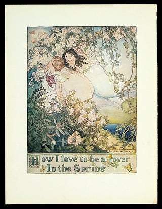 Item #36106 PRINT - "How I love to be a rover in the Spring" - from Other Rhymes for Little...