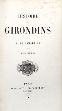 Histoire des Girondins. 8 Volumes