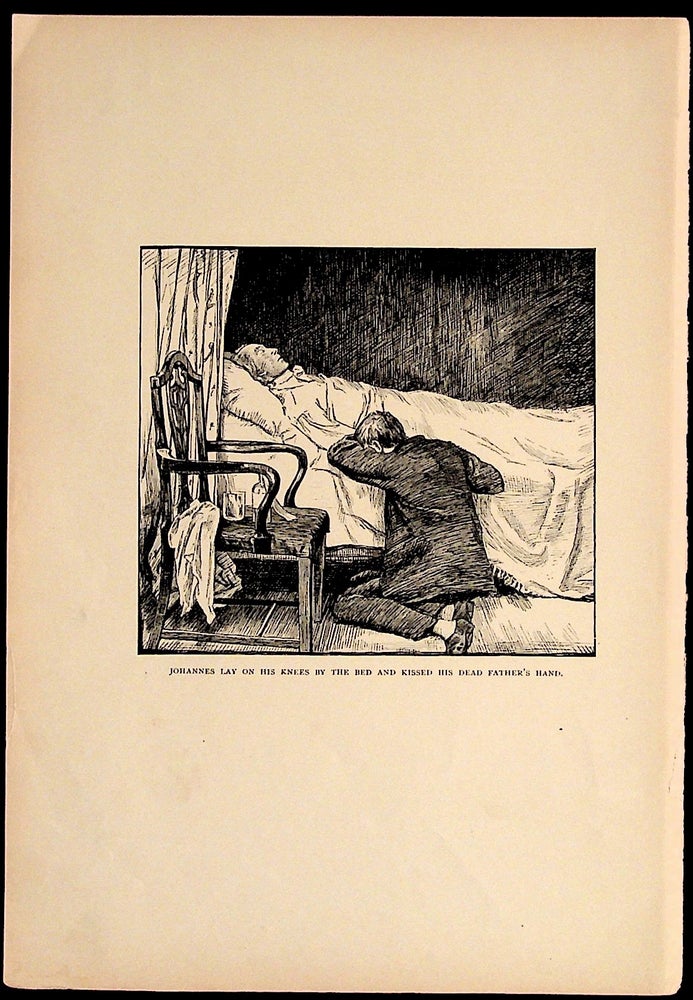 Item #36171 PRINT - Fairy Tales and Stories: "Johannes lay on his knees" Hans Christian Andersen.