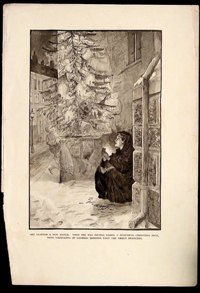 Item #36174 PRINT - Fairy Tales and Stories: "Then She Was Sitting Under a Beautiful...