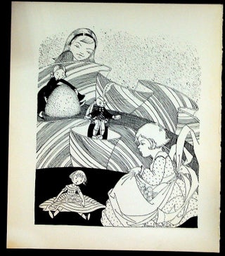 Item #36192 PRINT - Dolls. Fern Bisel Peat