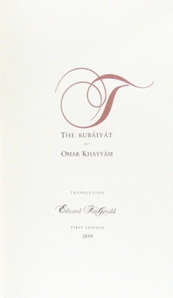 The Rubaiyat of Omar Khayyam