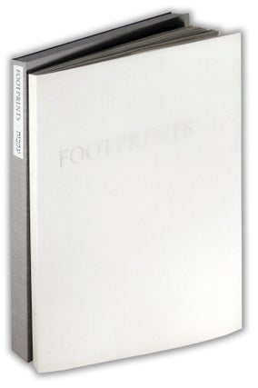 Item #36230 Footprints. Wiesedruck, Sarah Horowitz, etching, design, poem Dan Pagis, Carl Adamshick