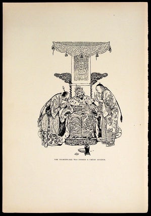 Item #36265 PRINT - Fairy Tales and Stories: "The Nightingale Was Indeed a Great Success" Hans...