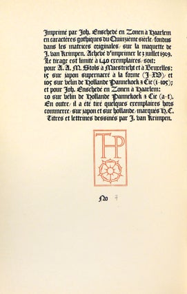 Les Oeuvres de François Villon. Les Lais / Le Testament / Poésies Diverses / Le Jargon