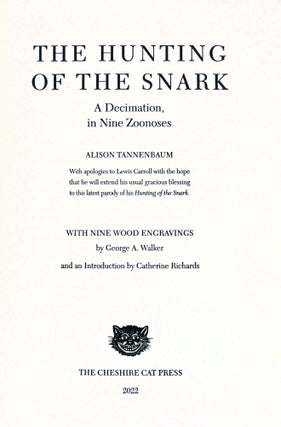 The Hunting of the Snark: A Decimation, in Nine Zoonoses
